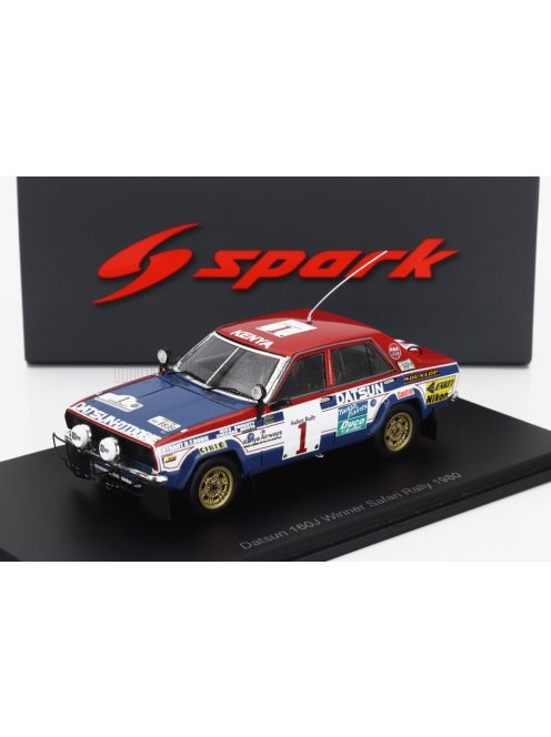 Spark - DATSUN 160J N 1 WINNER RALLY SAFARI 1980 S.MEHTA - M.DOUGHTY RED BLUE WHITE