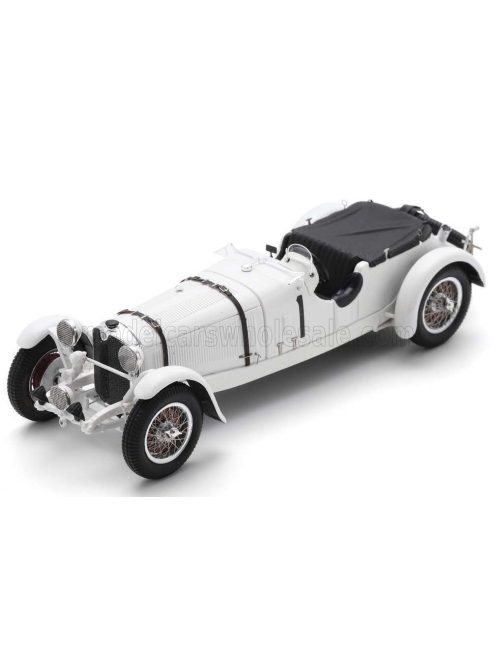 Spark - MERCEDES BENZ SSK 7.1L SPIDER N 1 24h LE MANS 1932 MARCEL FOUCRET - PAUL FOUCRET WHITE