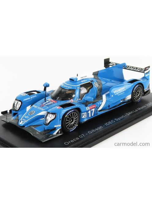 Spark-Model - Oreca 07 Gibson Team Idec Sport Racing N 17 15Th 24H Le Mans 2020 J.Kennard - P.Pillet - K.Tilley Blue