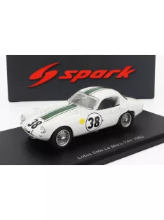   Spark - LOTUS ELITE MK14 COVENTRY CLIMAX 1216cc TEAM ELITE N 38 24h LE MANS 1963 F.GARDNER - J.COUNDLEY WHITE GREEN