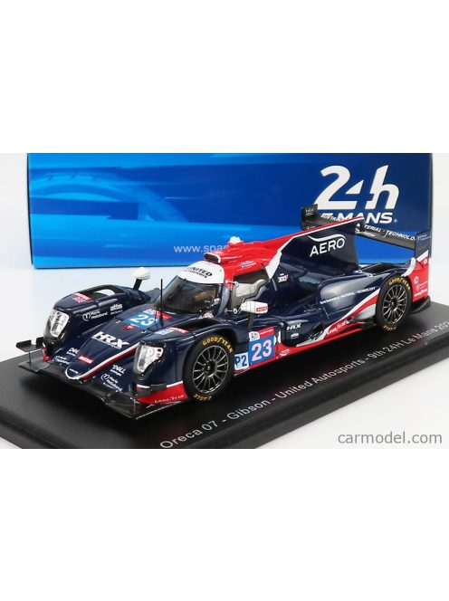 Spark-Model - Oreca Gibson 07 Gk428 4.2L V8 Team United Autosports Usa N 23 24H Le Mans 2021 P.Di Resta - A.Lynn - W.Boyd Blue Red
