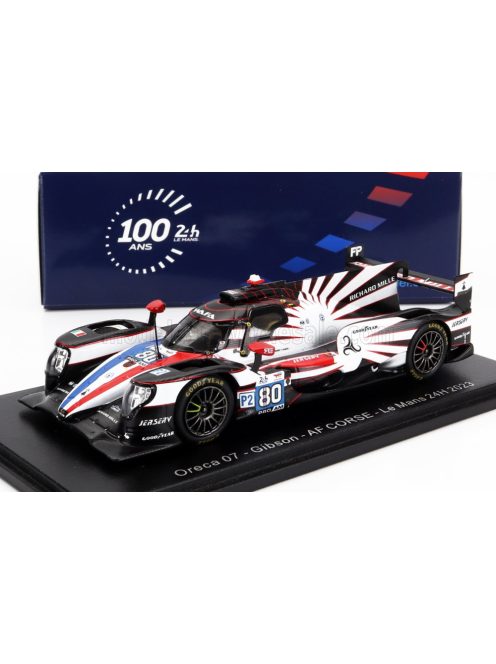 Spark - ORECA 07 GIBSON GK428 4.2L V8 TEAM AF CORSE N 80 24h LE MANS 2023 B.BARNICOAT - N.NATO - F.PERRODO WHITE BLACK