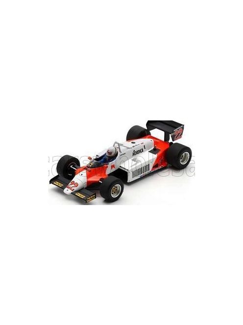 Spark - ALFA ROMEO F1  183T N 22 GERMANY GP 1983 ANDREA DE CESARIS WHITE RED