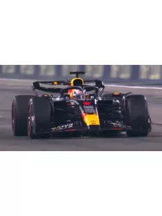   Spark - RED BULL F1  RB19 TEAM ORACLE RED BULL RACING N 1 WORLD CHAMPION 2nd SPRINT RACE QATAR GP WITH PIT BOARD 2023 MAX VERSTAPPEN MATT BLUE