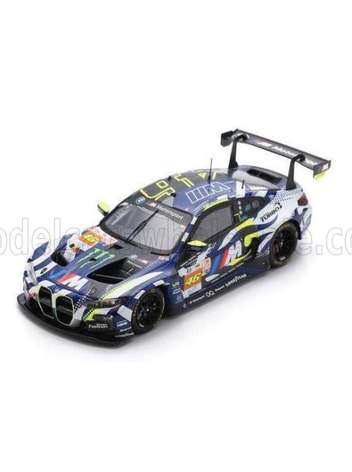 Spark - BMW 4-SERIES M4 GT3 TEAM WRT N 46 24h LE MANS 2024 VALENTINO ROSSI - MAXIME MARTIN - AHMAD AL HARTHY BLUE WHITE BLACK