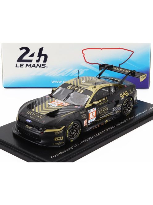 Spark - FORD USA MUSTANG GT3 COYOTE 5.4L V8 TEAM PROTON COMPETITION N 88 3rd LMGT3 CLASS 24h LE MANS 2024 GIORGIO RODA - MIKKEL OVERGAARD PEDERSEN - DENNIS OLSEN BLACK GOLD