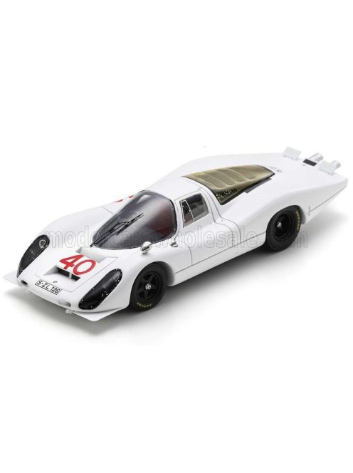 Spark - PORSCHE 907LH N 40 TEST DAYS 24h LE MANS 1967 WHITE