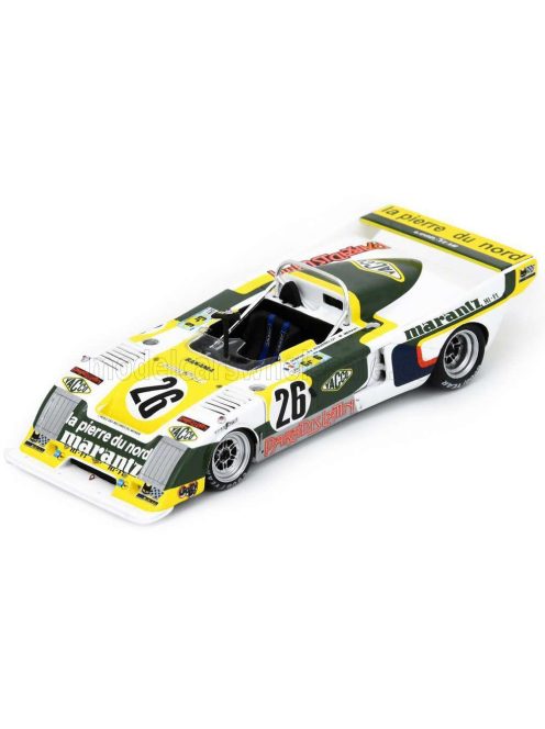 Spark - CHEVRON B36 2.0L S4 TEAM SOCIETE RACING N 26 24h LE MANS 1979 MICHEL DUBOIS - MARC MENANT - PIERRE FRANCOISE ROUSSELOT WHITE BLACK YELLOW