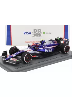   Spark - RACING BULLS F1 VCARB-01 TEAM VISA CASH APP N 22 SAUDI ARABIA GP 2024 YUKI TSUNODA BLUE WHITE