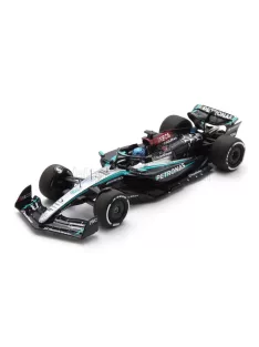   Spark - MERCEDES GP  F1  W15 EQ PERFORMANCE TEAM AMG PETRONAS MOTORSPORT N 63 WINNER AUSTRIAN GP 2024 GEORGE RUSSELL BLACK SILVER GREEN