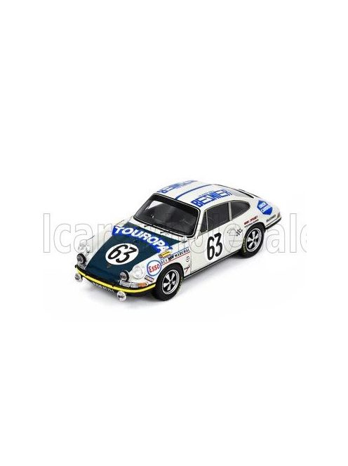 Spark - PORSCHE 911S COUPE 1991cc S6 TEAM M.MARTIN N 63 24h LE MANS 1969 RENE MAZZIA - PIERRE MAUROY SILVER BLACK