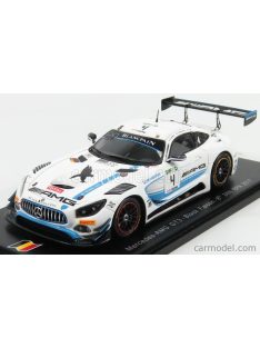   Spark-Model - Mercedes Benz Gt-S Amg Gt3 Team Black Falcon N 4 8Th 24H Spa 2017 L.Stolz - A.Christodoulou - Y.Buurman White