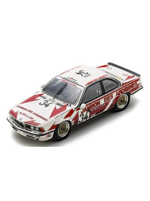 Spark - BMW 6-SERIES 635 CSi M N 34 24h SPA 1984 JEAN PIERRE JARIER - HARALD HUYSMAN - JEAN PIERRE MALCHER WHITE RED