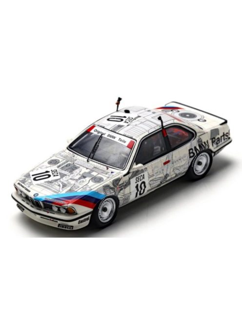 Spark - BMW 6-SERIES 635 CSi M N 10 3rd 24h SPA 1986 EMANUELE PIRRO - ROBERTO RAVAGLIA - GERHARD BERGER WHITE