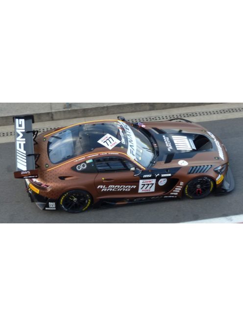Spark - MERCEDES BENZ AMG GT3 EVO 6.2L V8 TEAM ALMANAR GETSPEED RACING N 777 WINNER GOLD CLASS 24h SPA 2024 AL FAISAL AL ZUBAIR - DOMINIK BAUMANN - PHILIP ELLIS - MIKAEL GRENIER BROWN BLACK