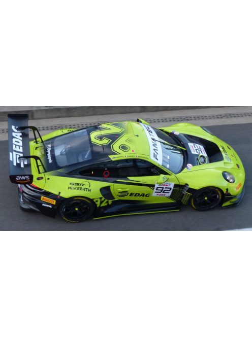 Spark - PORSCHE 911 992 GT3 R 4.2L TEAM SSR HERBERTH N 92 24h SPA 2024 MATHIEU JAMINET - MATT CAMPBELL - FREDERIC MAKOWIECKI GREEN BLACK
