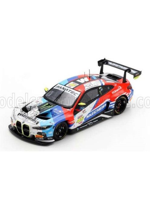 Spark - BMW 4-SERIES M4 GT3 TEAM WRT N 46 24h SPA 2024 VALENTINO ROSSI - MAXIME MARTIN - RAFFAELE MARCIELLO WHITE BLUE RED