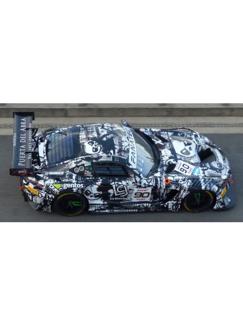 Spark - MERCEDES BENZ AMG GT3 EVO 6.2L V8 TEAM MADPANDA MOTORSPORT N 90 24h SPA 2024 EZEQUIEL PEREZ COMPANC - ALAIN VALENTE - PATRICK ASSENHEIMER - KAROL BASZ BLACK WHITE