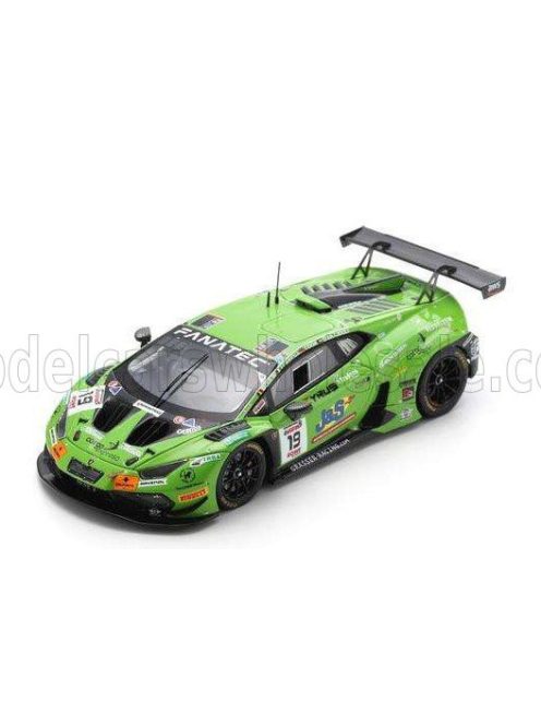 Spark - LAMBORGHINI HURACAN GT3 EVO2 5.2L V10 TEAM GRT GRASSER RACING N 19 24h SPA 2024 MATEO LLARENA - HUGO COOK - BAPTISTE MOULIN - HAYTHAM QARAJOULI GREEN