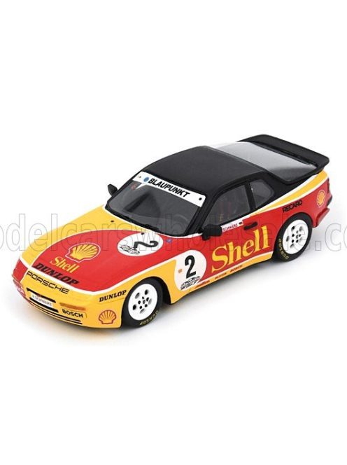 Spark - PORSCHE 944 TURBO N 16 SHELL TURBO CUP GERMANY 1988 ARMIN SCHWARZ YELLOW RED BLACK