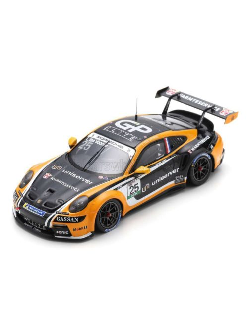 Spark - PORSCHE 911 992 GT3 CUP N 25 PORSCHE CARRERA CUP DEUTSCHLAND CHAMPION 2023 LARRY TEN VOORDE BLACK ORANGE