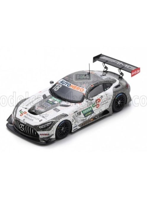 Spark - MERCEDES BENZ AMG GT3 EVO TEAM MUCKE MOTORSPORT N 18 DTM SEASON 2022 MAXIMILIAN BUHK WHITE GREY