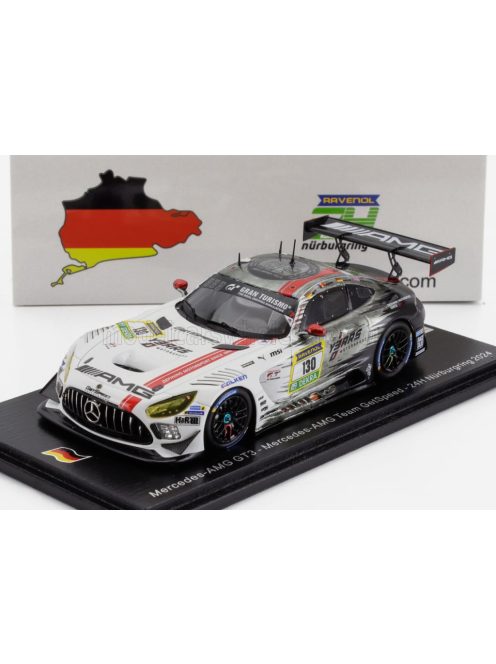 Spark - MERCEDES BENZ AMG GT3 TEAM GETSPEED N 130 24h NURBURGRING 2024 M.ENGEL - J.GOUNON - F.SCHILLER - A.CHRISTODOULOU WHITE GREY RED