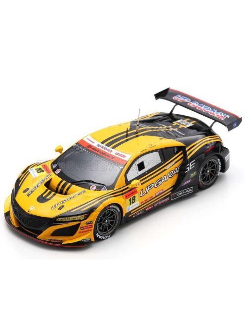Spark - HONDA NSX GT3 TEAM UPGARAGE N 188 GT300 CLASS SUPER GT 2020 TAKASHI KOBAYASHI - KOSUKE MATSUURA YELLOW BLACK