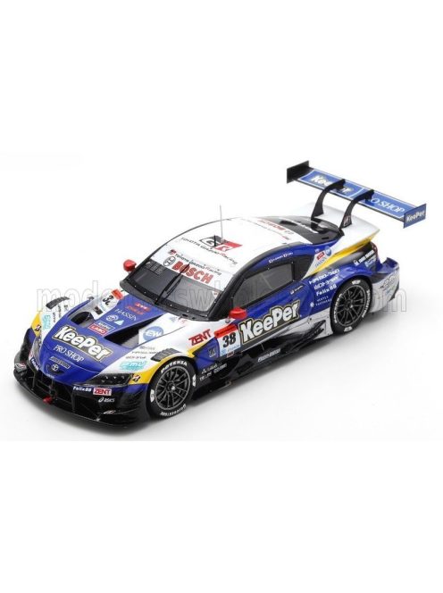 Spark - TOYOTA SUPRA GR TEAM KEEPER CERUMO N 38 GT500 CLASS SUPER GT 2024 TOSHIKI OYU - HIROAKI ISHIURA BLUE WHITE