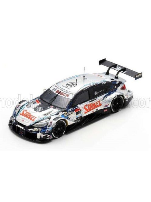 Spark - HONDA CIVIC TYPE R-GT TEAM STANLEY KUNIMITSU N 100 GT500 SUPER CLASS GT 2024 NAOKI YAMAMOTO - TADASUKE MAKINO SILVER BLACK