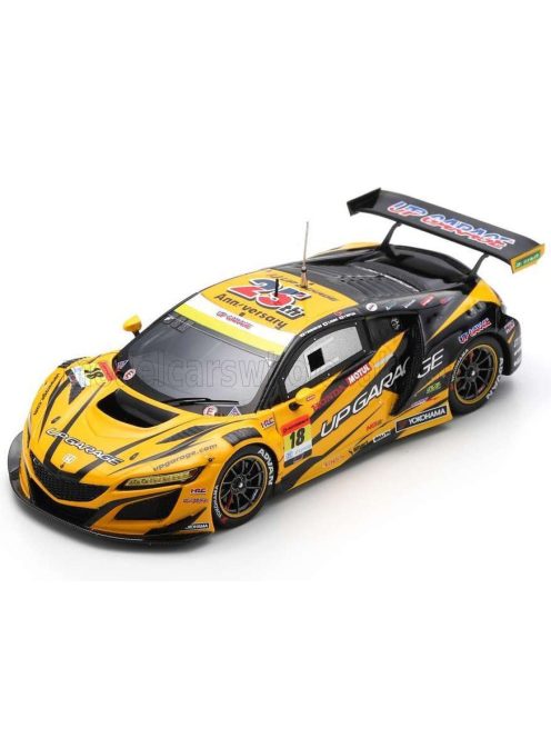 Spark - HONDA NSX GT3 TEAM UPGARAGE RACING N 18 GT300 CLASS SUPER GT 2024 TAKASHI KOBAYASHI - SYUN KOIDE YELLOW BLACK