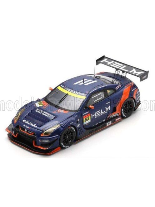 Spark - NISSAN GT-R TEAM HELM MOTORSPORTS N 62 GT300 CLASS SUPER GT 2024 K. Hirate - Y. Hiraki - R. Hiraki BLUE