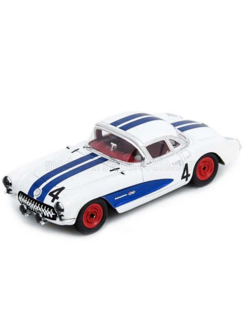 Spark - CHEVROLET CORVETTE C1 TEAM JOHN FITCH N 4 12h SEBRING 1957 DICK THOMPSON - GASTON ANDREY WHITE BLUE