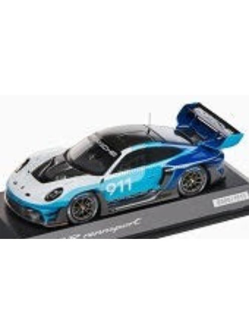 Spark - PORSCHE 911 992 GT3 R N 911 RACING SPEED ICON DESIGN COUPE 2023 2 TONE BLUE WHITE