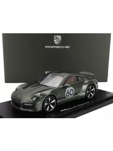   Spark - PORSCHE 911 992 SPORT CLASSIC N 60 COUPE 2022 - CON VETRINA - WITH SHOWCASE OAK GREEN