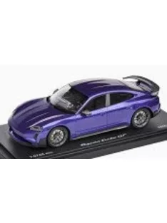   Spark - PORSCHE TAYCAN TURBO GT (J1.2) WEISSACH PACKAGE 2024 - CON VETRINA - WITH SHOWCASE PURPLE SKY MET