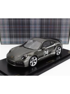   Spark - PORSCHE 911 992 COUPE N 74 50th ANNIVERSARY 2023 - CON VETRINA - WITH SHOWCASE AVENTURINE GREEN