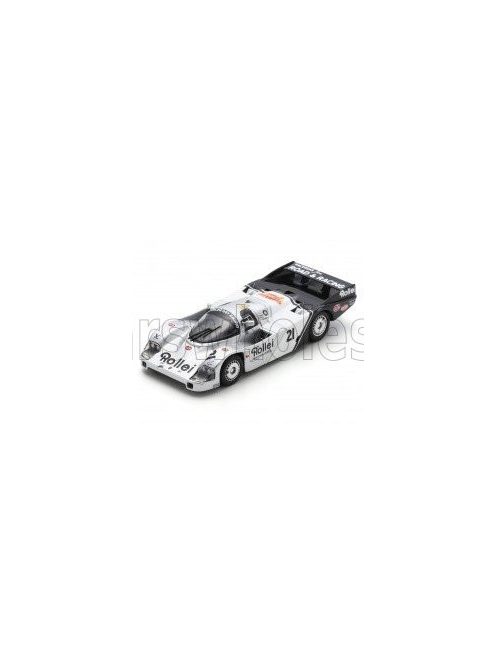 Spark - PORSCHE 956 2.6L TWIN TURBO TEAM CHARLES IVEY RACING N 21 24h LE MANS 1984 ALAIN DE CADENET - ALLAN GRICE - CHRIS CRAFT SILVER WHITE BLACK