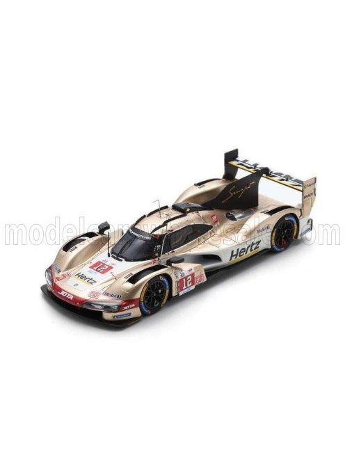 Spark - PORSCHE 963 9RD 4.6L TURBO V8 TEAM HERTZ JOTA N 12 24h LE MANS 2024 WILL STEVENS - NORMAN NATO - CALLUM ILOTT WHITE GOLD
