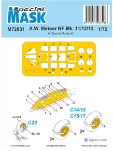 Special Hobby - A.W. Meteor NF Mk.11/12/13 MASK