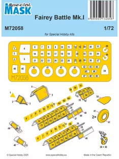 Special Hobby - Fairey Battle Mk.I MASK