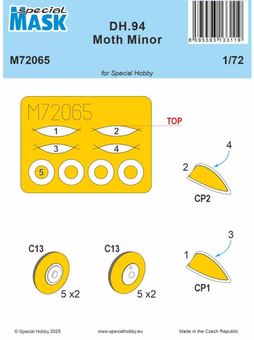 Special Hobby - DH.94 Moth Minor MASK
