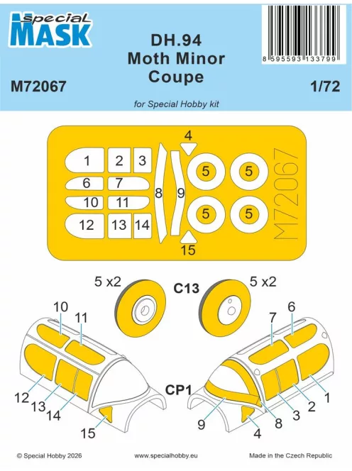 Special Hobby - DH.94 Moth Minor Coupé MASK