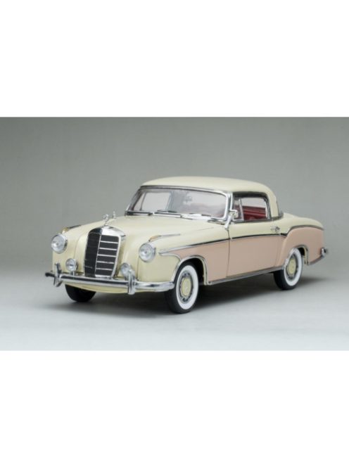 Sunstar - 1:18 1958 Mercedes-Benz 220Se Coupe Cream And Pink