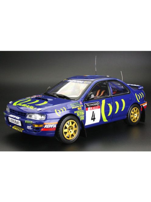Sunstar - 1:18 Subaru Impreza 555 - #4 Colin Mcrae - Derek Ringer - Winner Network Q Rac Rally 1995