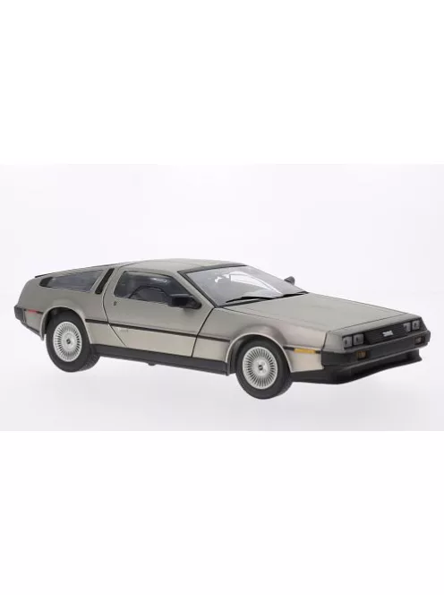 Sun Star - DeLorean DMC 12, silber, 1981, 1:18