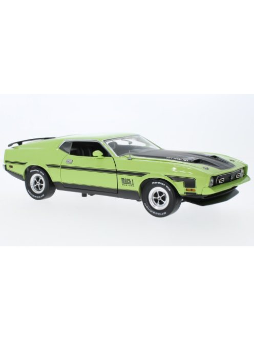 Sun Star - Ford Mustang Mach I, hellgrün/schwarz, 1971, 1:18