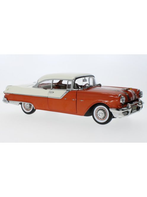 Sun Star - Pontiac Star Chief Hardtop, kupfer/weiss, 1955, 1:18