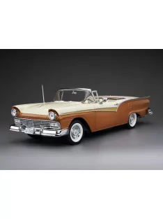   Sun Star - 1:18 Ford Fairlane 500 Skyliner, Doeskin Tan/Colonial White, 1957