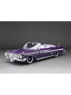   Sun Star - 1:18 Chevrolet Impala Open Convertible Lowrider, Purple (with movable suspension), 1961